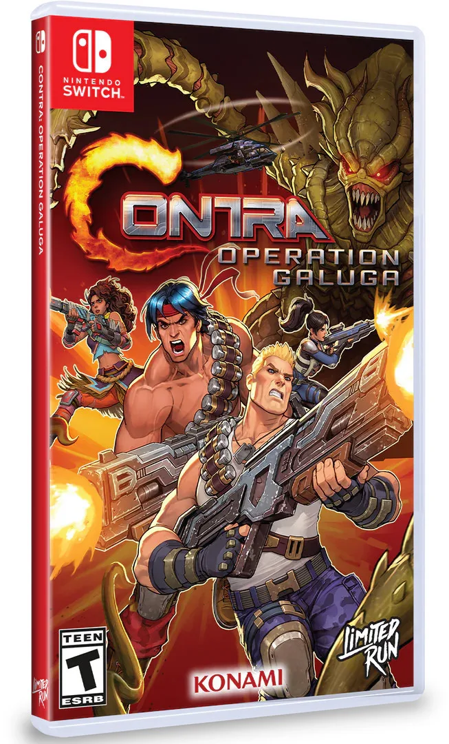 Contra: Operation Galuga (Limited Run Games) van Limited Run Games, Nintendo Switch – cover