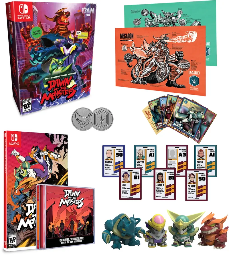 Dawn of the Monsters Collector's Edition (Limited Run Games) de Limited Run Games, Nintendo Switch – jaquette