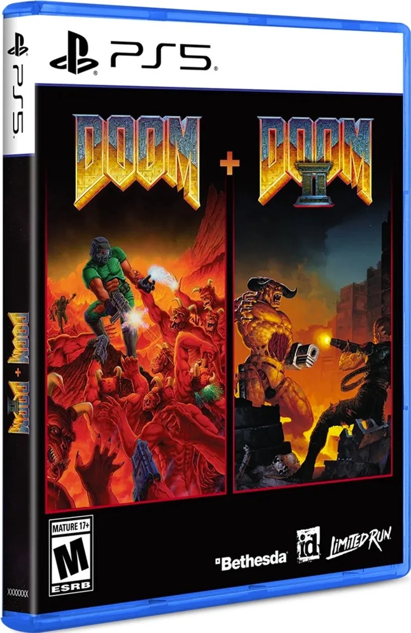 DOOM + DOOM II - PS5 (Limited Run) by Limited Run Games, PS5 – cover