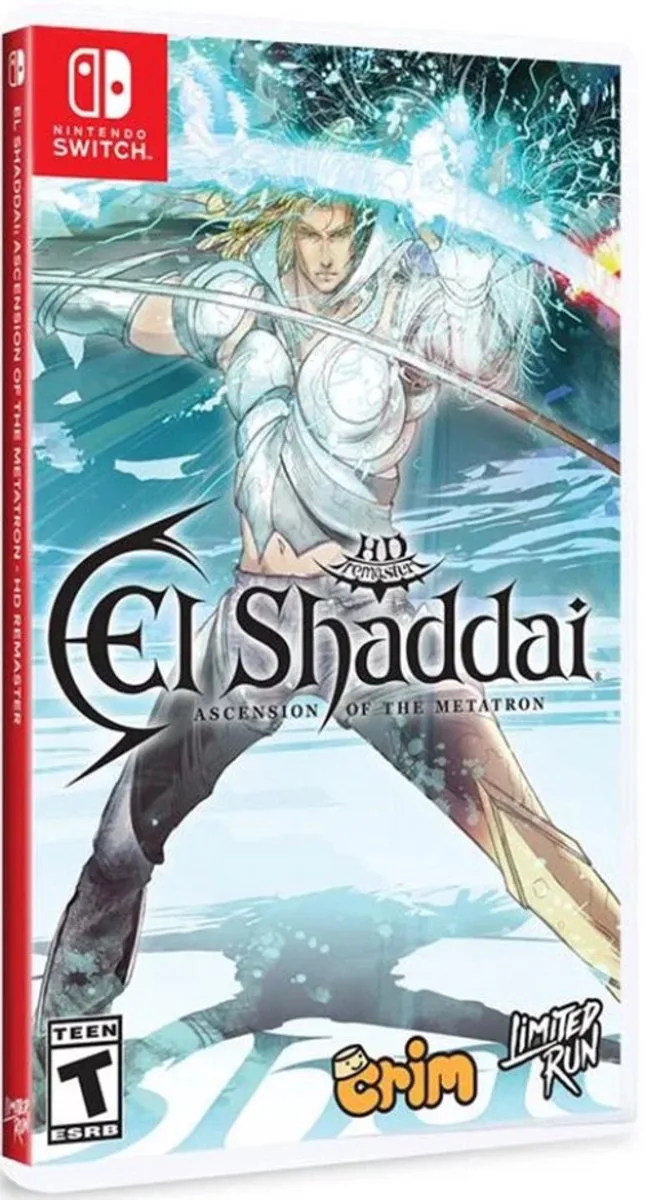 El Shaddai: Ascension of the Metatron HD Remaster de Limited Run Games, Nintendo Switch – jaquette