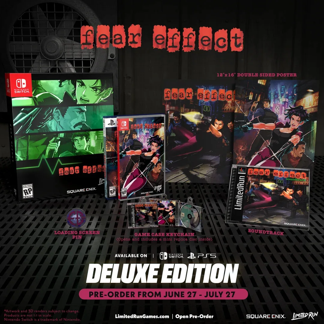 Playstation Games Ps5 Fear Effect 1 (deluxe Edition)(limited Run) (import) från Limited Run Games, PS5 – omslag