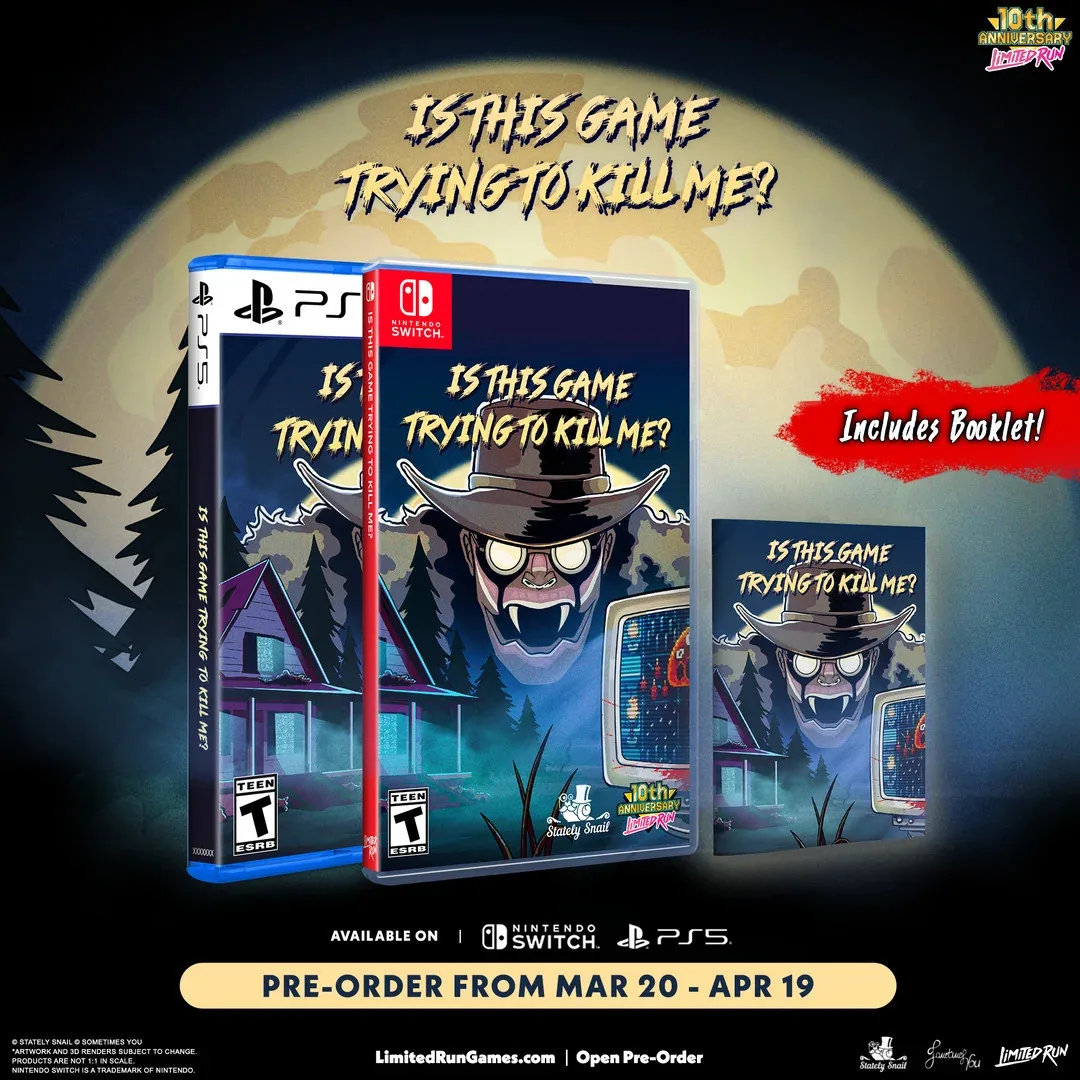 Is this Game Trying to Kill Me? (Limited Run Games) by Limited Run Games, Nintendo Switch – cover
