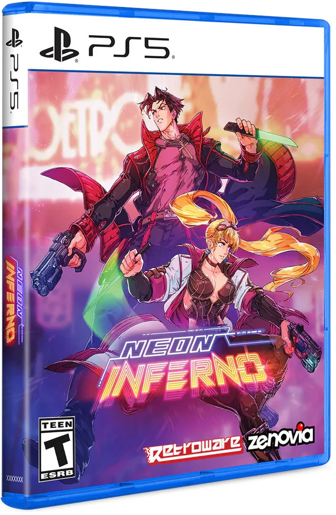 Neon Inferno (Limited Run Games) de Limited Run Games, PS5 – jaquette