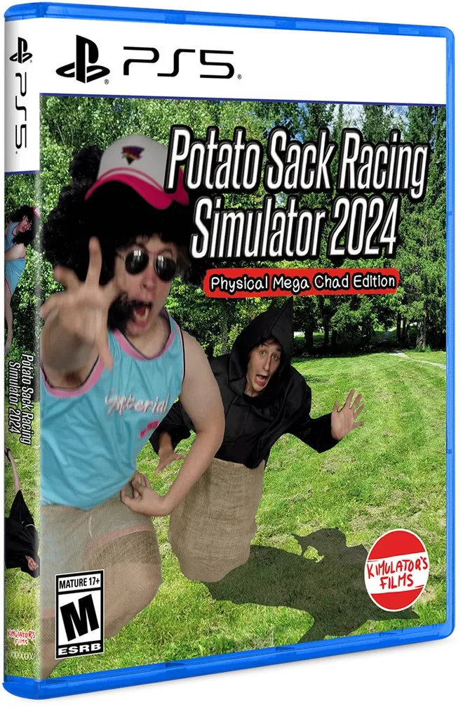 Potato Sack Racing Simulator 2024 Physical Mega Chad Edition (Limited Run Games) van Limited Run Games, PS5 – cover