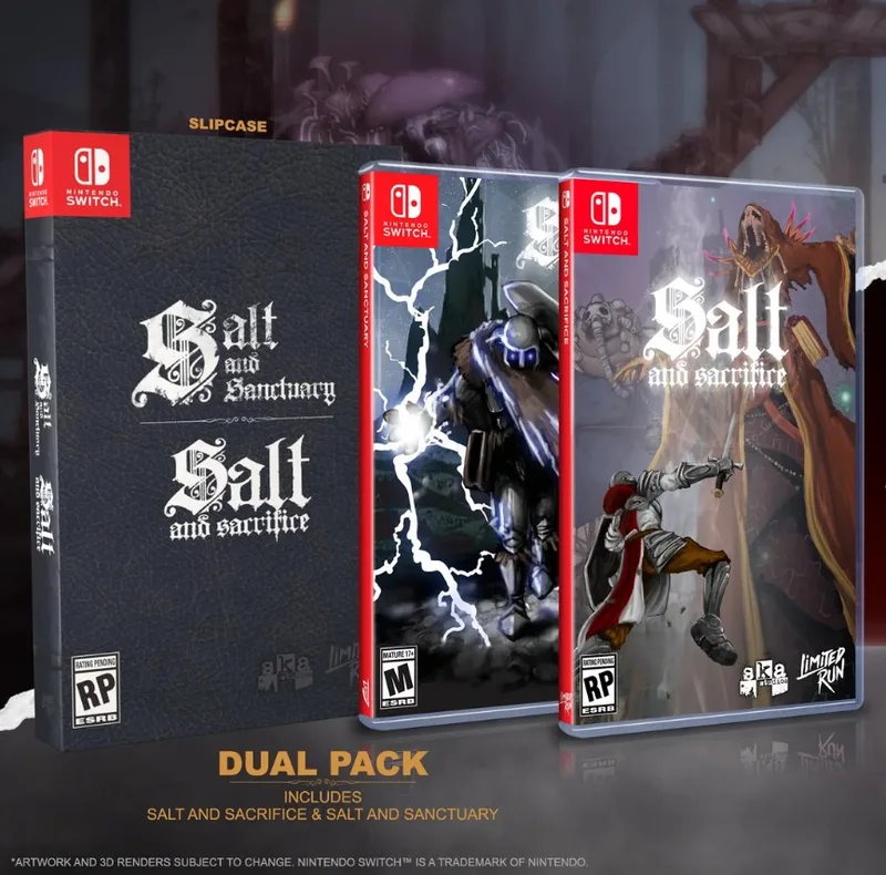 Salt and Sanctuary / Sacrifice Dual Pack (Limited Run Games) by Limited Run Games, Nintendo Switch – cover