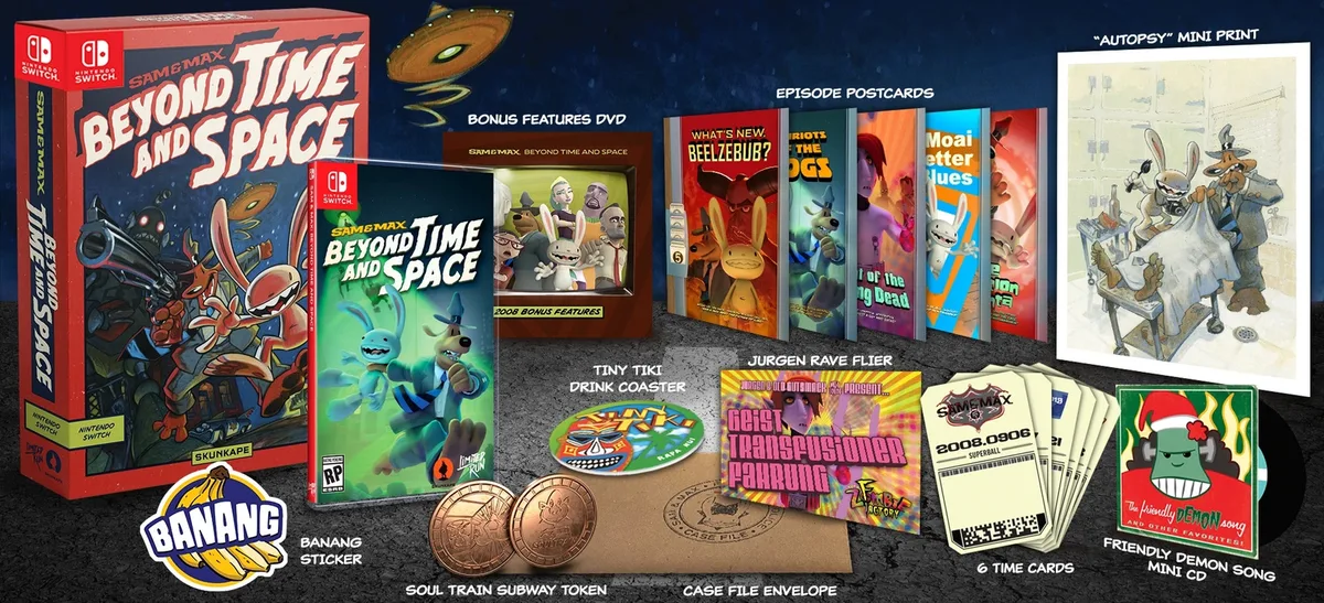 Sam & Max Beyond Time and Space Collector's Edition (Limited Run Games) van Limited Run Games, Nintendo Switch – cover