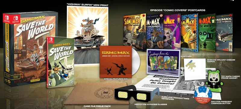 Sam & Max Save the World Collector's Edition (Limited Run Games) van Limited Run Games, Nintendo Switch – cover