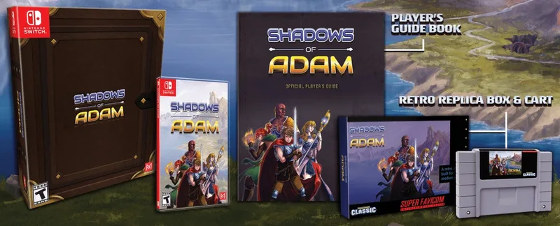 Shadows of Adam Limited Edition by Limited Run Games, Nintendo Switch – cover