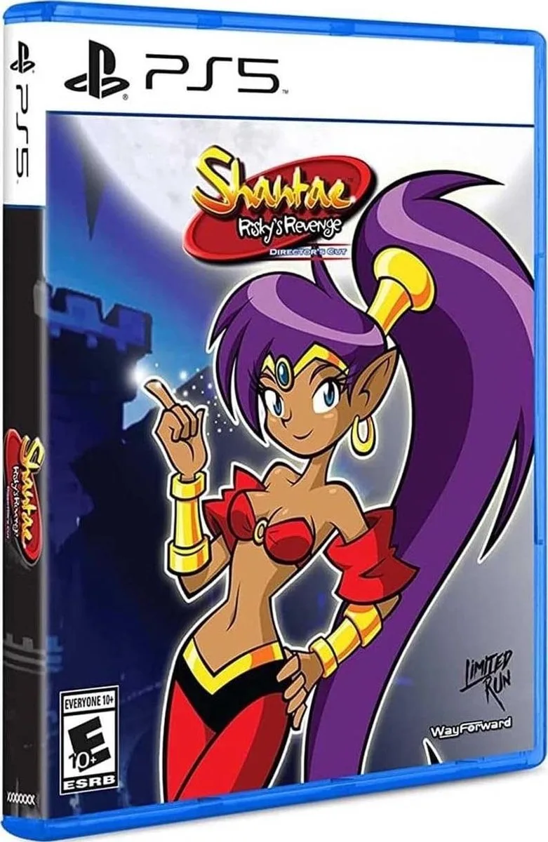 Shantae: Riskys Revenge - Directors Cut (Limited Run #4) de Limited Run Games, PS5 – jaquette