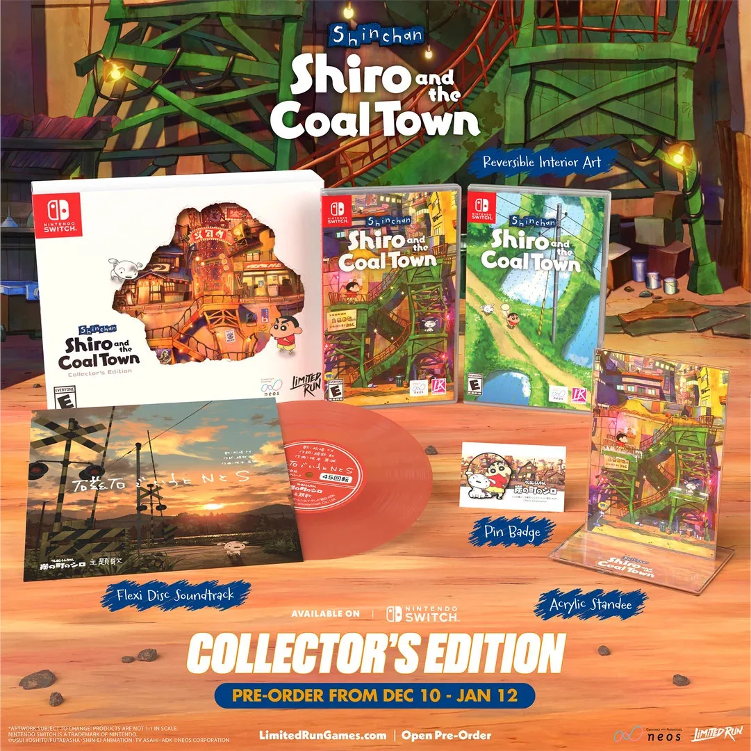 Shin Chan Shiro of Coal Town Collector's Edition (Limited Run Games) de Limited Run Games, Nintendo Switch – jaquette
