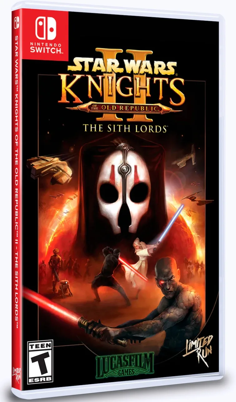 Star Wars: Knights of the Old Republic II: The Sith Lords (Limited Run Games) de Limited Run Games, Nintendo Switch – jaquette