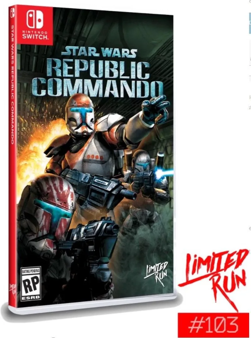 Star Wars: Republic Commando - Nintendo Switch (Limited Run) van Limited Run Games, Nintendo Switch – cover