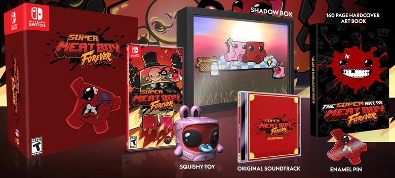 Super Meat Boy Forever Collector's Edition (Limited Run Games) by Limited Run Games, Nintendo Switch – cover