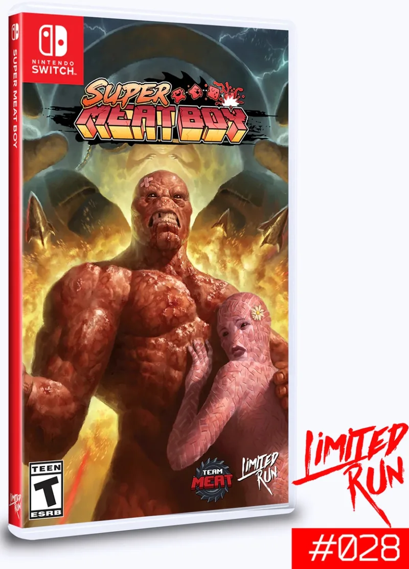 Super Meat Boy (Limited Run Games) de Limited Run Games, Nintendo Switch – jaquette