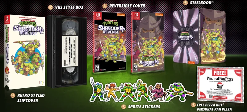 Teenage Mutant Ninja Turtles Shredder's Revenge Classic Edition (Limited Run Games) de Limited Run Games, Nintendo Switch – jaquette