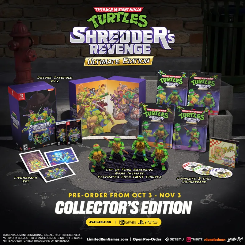 Teenage Mutant Ninja Turtles Shredder's Revenge Ultimate Collector's Edition (Limited Run Games) by Limited Run Games, Nintendo Switch – cover