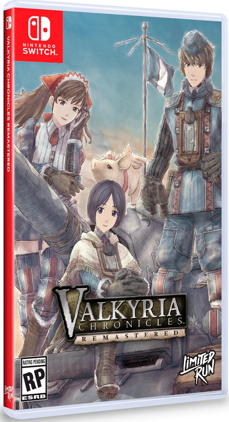 Valkyria Chronicles Remastered (Limited Run) van Limited Run Games, Nintendo Switch – cover