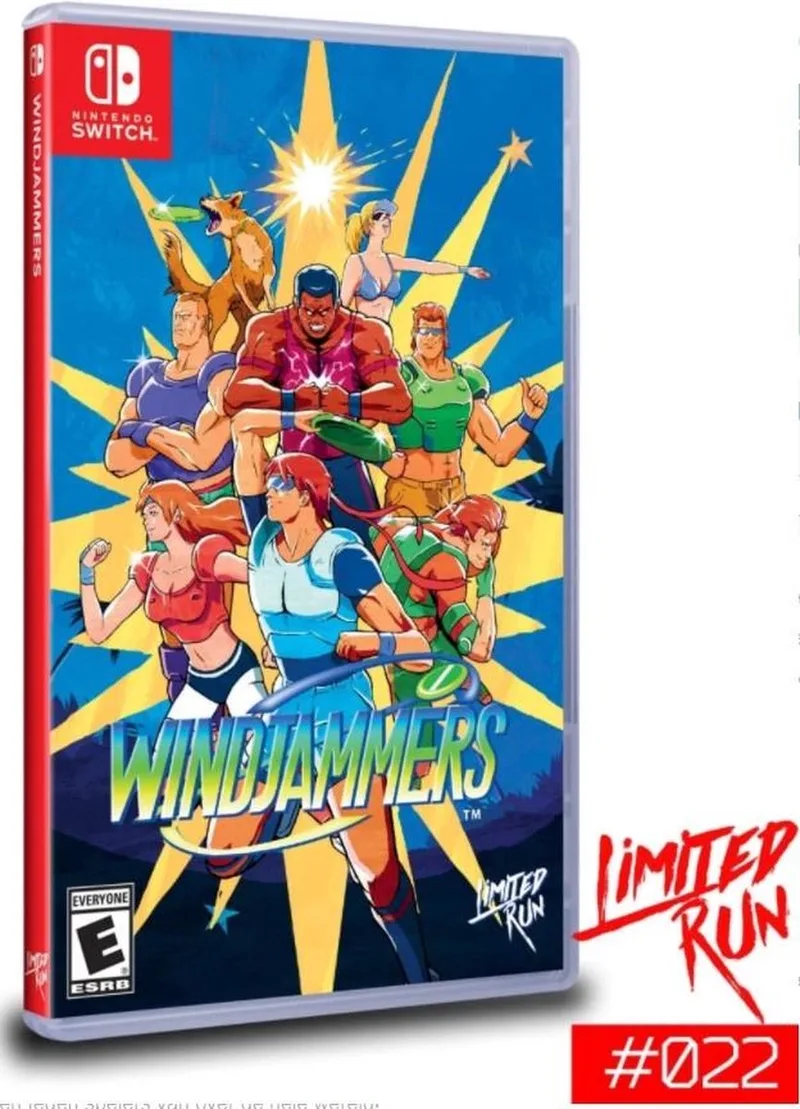 Windjammers (Limited Run #022) van Limited Run Games, Nintendo Switch – cover