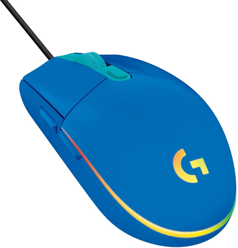 G203 LIGHTSYNC - Bedrade Gaming Muis - RGB verlichting by Logitech G, Blue – cover