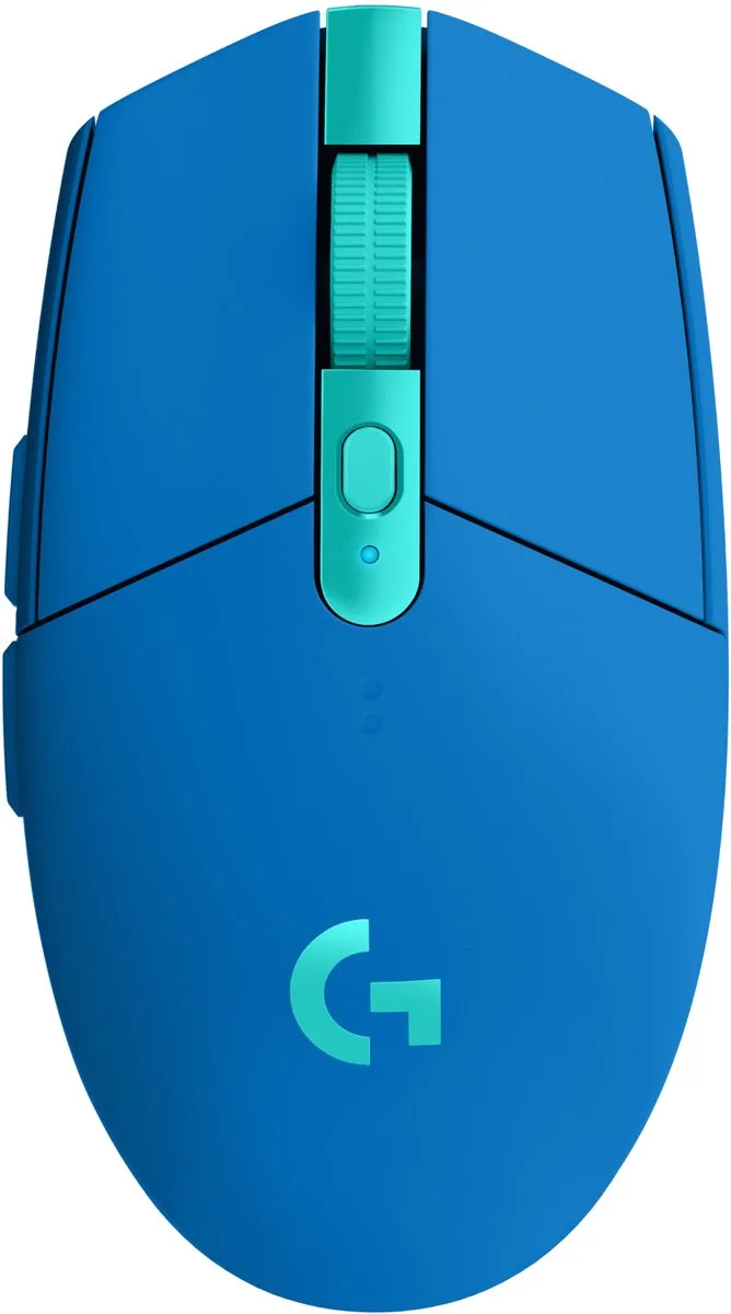 G305 Lightspeed Gaming-muis Bluetooth Optisch 6 Toetsen 12000 dpi Verlicht, Ergonomisch de Logitech G, Bleu – jaquette