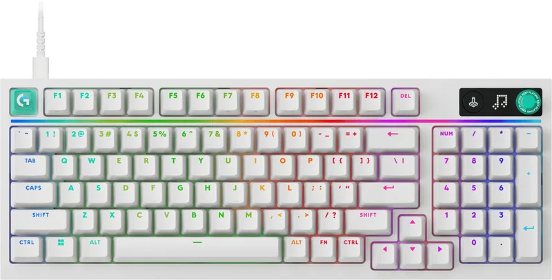 G316 X 75 – Mechanisch Gaming Toetsenbord - ISO - RGB - Wit by Logitech G, White, US – cover