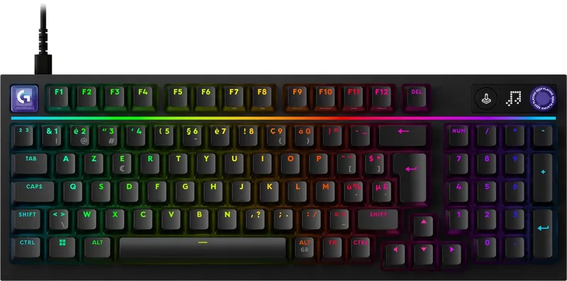 G316 X 98 - Gaming Toetsenbord - Linear - USB C by Logitech G, Black, AZERTY – cover