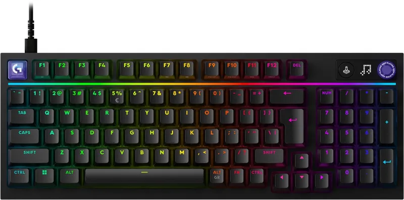 G316 X 98 - Gaming Toetsenbord - Linear - USB C van Logitech G, Zwart, US – cover