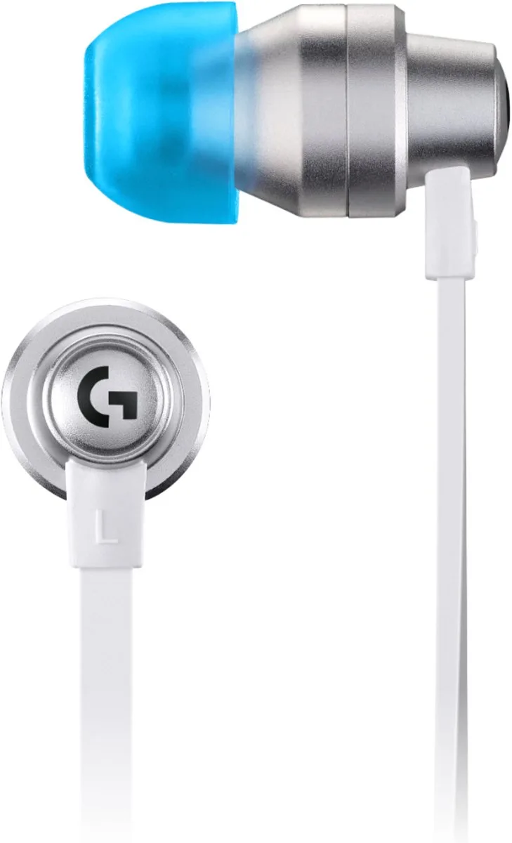 G333 Hoofdtelefoons Bedraad In-ear Virtuele realiteit (VR) Blauw, Zilver by Logitech G, White – cover