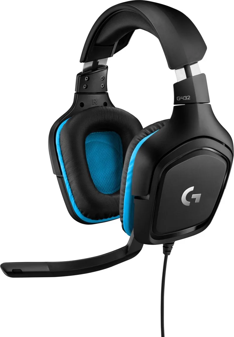 G432 - Bedrade Gaming Headset - Multiplatform - Blauw van Logitech G, Zwart – cover