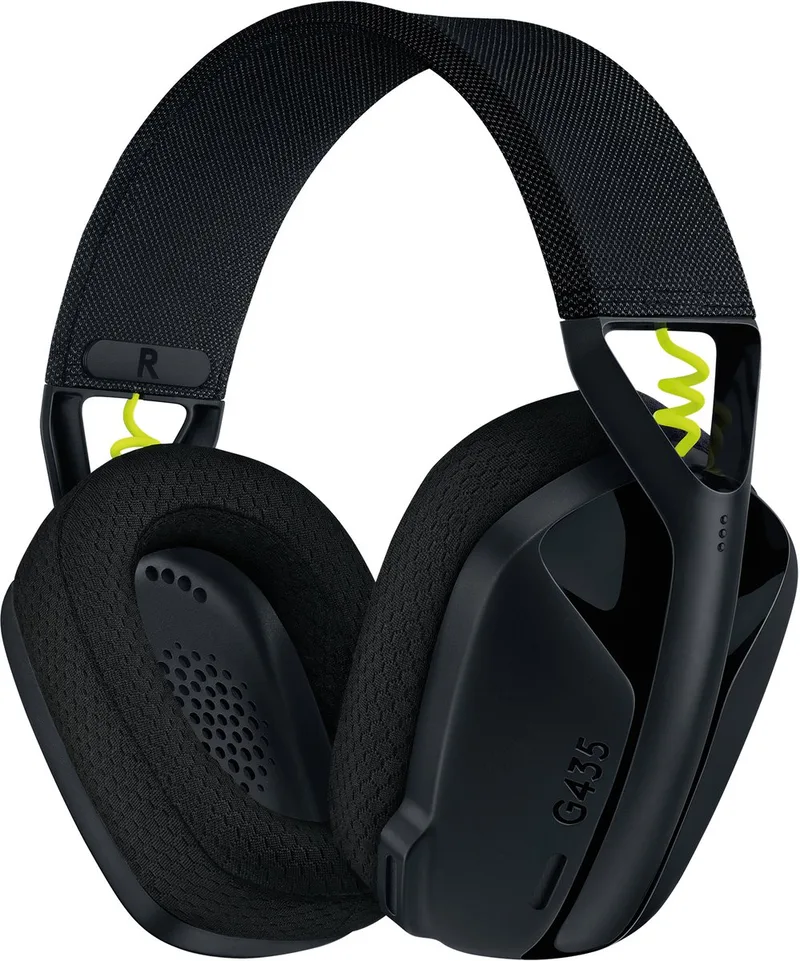 G435 LIGHTSPEED - Draadloze Gaming Headset - Bluetooth - PC, Mobile de Logitech G, Noir – jaquette