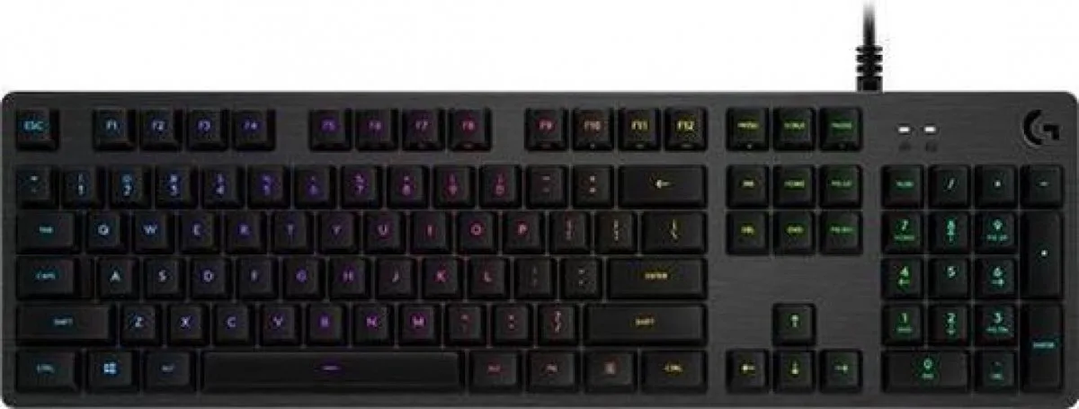 G512 CARBON LIGHTSYNC RGB Mechanical Gaming Keyboard with GX Brown switches toetsenbord USB Koolstof by Logitech G, Koolstof, IT – cover