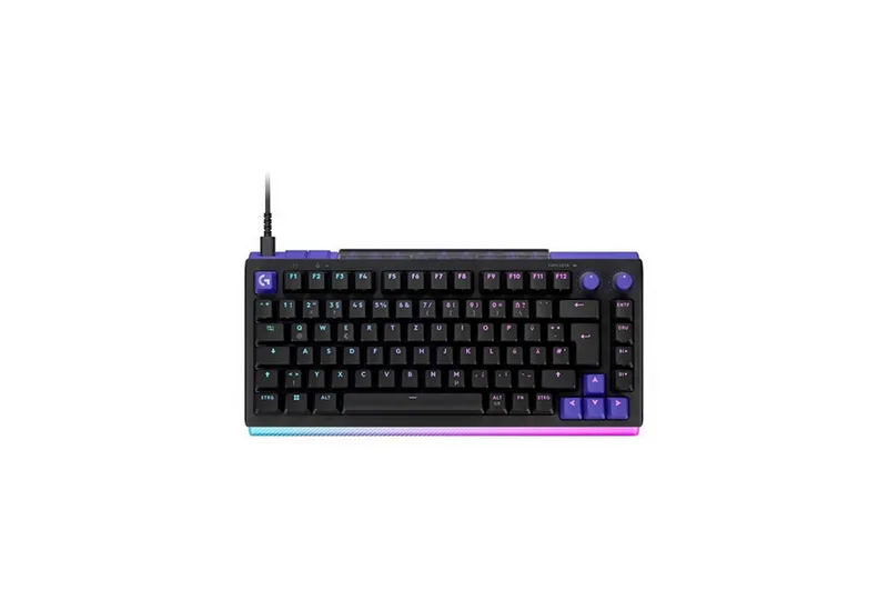 G512 X 75 White Tastatur (Mech. Gaming-Tastatur mit RGB-Beleuchtung) by Logitech G, Black – cover