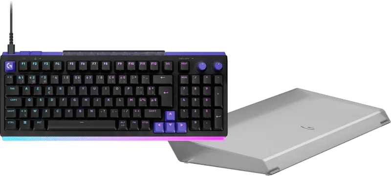 G512 X 98 Gaming Toetsenbord Zwart + Polssteun de Logitech G, AZERTY – jaquette