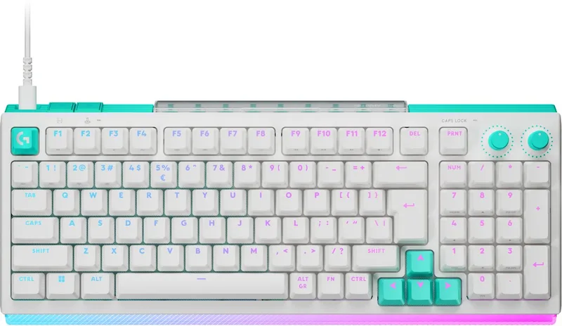 G512 X 98 – Mechanisch Gaming Toetsenbord - ISO - TKL 98% van Logitech G, Wit, US – cover