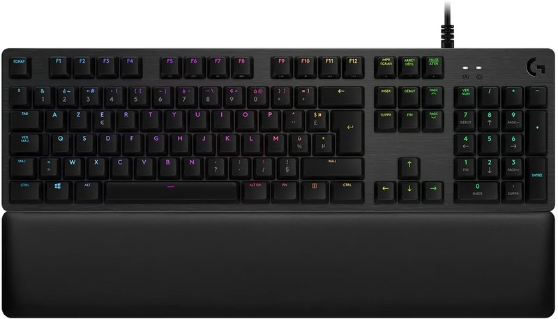G513 - Mechanisch Gaming Toetsenbord - FRANS AZERTY de Logitech G, Noir, FR – jaquette