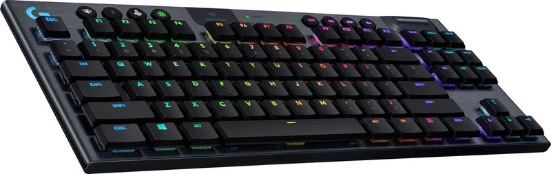 G915 TKL Lightspeed - Mechanisch Gaming Toetsenbord - Draadloos - GL Tactile - Azerty BE by Logitech G, Black, BE – cover