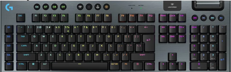 G915 X Lightspeed - Draadloos Gaming Toetsenbord - Tactile by Logitech G, Black, US – cover