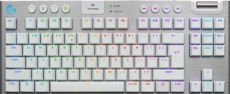 G915 X Lightspeed TKL - Draadloos Gaming Toetsenbord - Tactile van Logitech G, Wit, US – cover