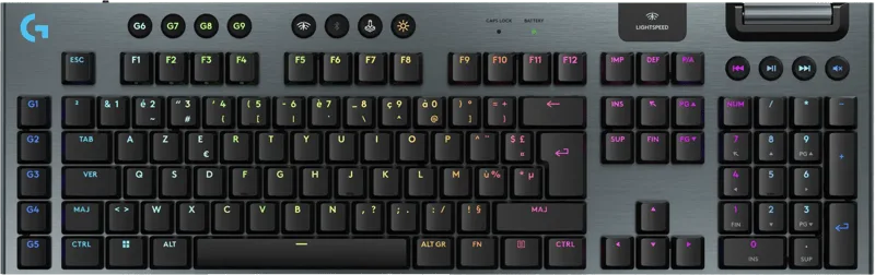 G915 X Lightspeed Wireless Gaming Toetsenbord Zwart Azerty by Logitech G, AZERTY – cover