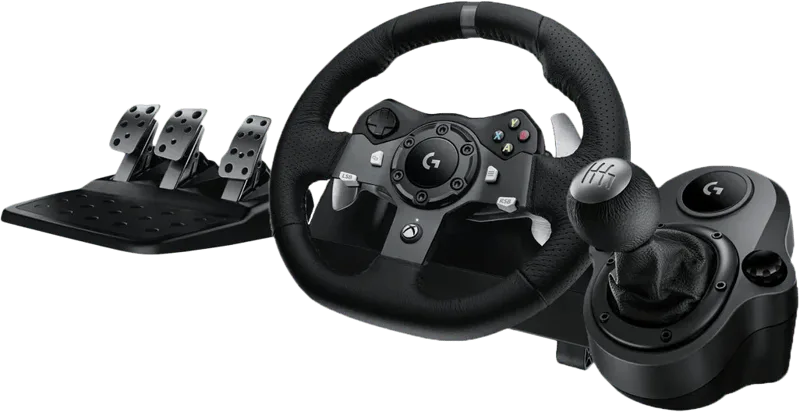 G920 Driving Force Xbox en pc + Logitech Driving Force Shifter by Logitech G – cover