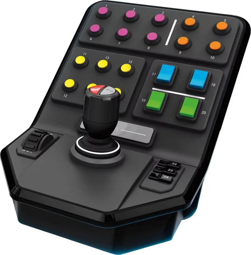 Logitech G Saitek Farm Sim Vehicle SidePanel Gaming-Controller (Packung, Ergonomisches Design, Simulationstauglich, USB-Plug-and-Play) van Logitech G, Zwart – cover