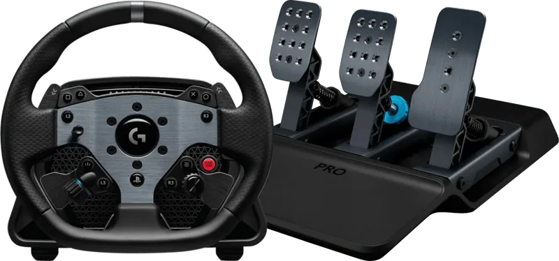 PRO Racestuur - PlayStation & PC + G Pro Racepedalen by Logitech G – cover