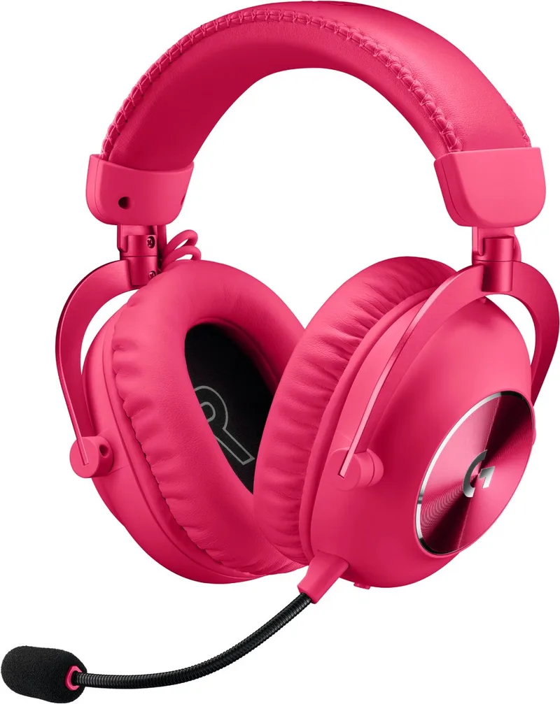 PRO X 2 Lightspeed - Draadloze Gaming Headset - PC, PlayStation - Magenta van Logitech G, Roze – cover