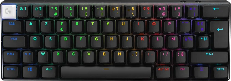 PRO X 60 Lightspeed - Draadloos Gaming Toetsenbord - RGB - Tactile by Logitech G, Black, AZERTY – cover