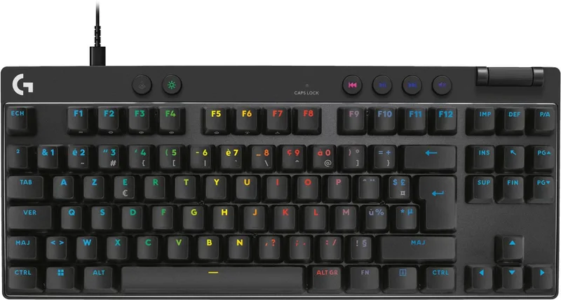 Pro X TKL Lightspeed - Draadloos Gaming Toetsenbord - Tactile - Qwerty van Logitech G, Zwart, US – cover