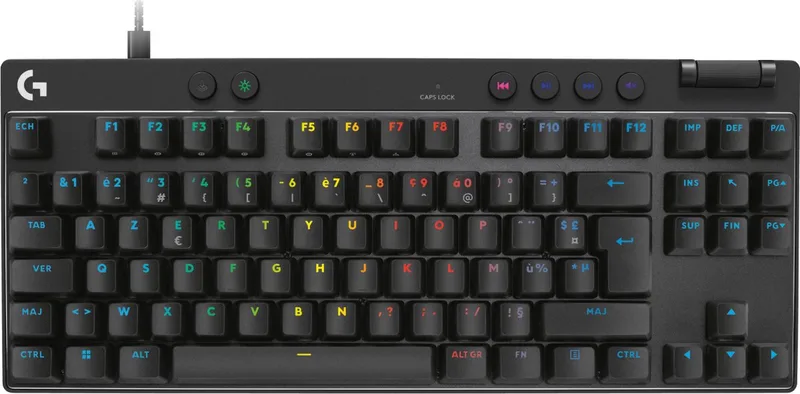 Pro X TKL Rapid - Bedrade Gaming Toetsenbord by Logitech G, Black, FR – cover