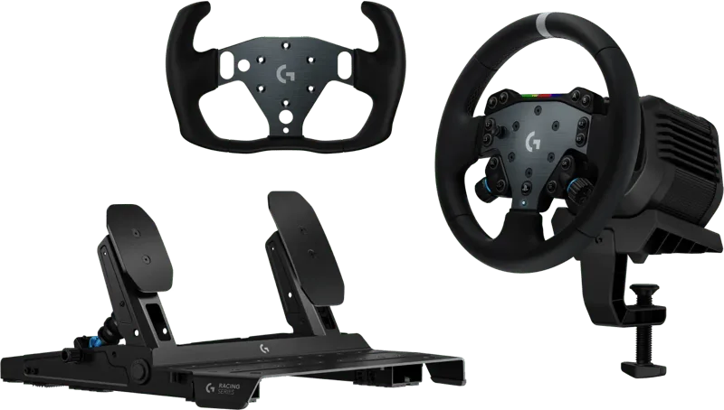 RS50 Systeem + Track Wheel PlayStation & PC + RS pedalen by Logitech G – cover