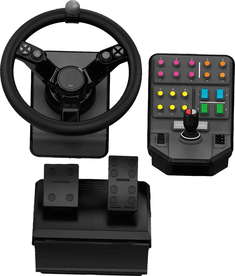 Saitek - Farming Simulator Controller - Heavy Equipment bundel - Geschikt voor PC & Mac - Zwart van Logitech G – cover
