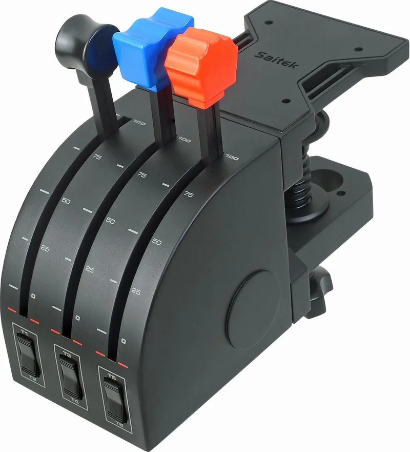 Saitek Pro Flight Throttle Quadrant de Logitech G – jaquette