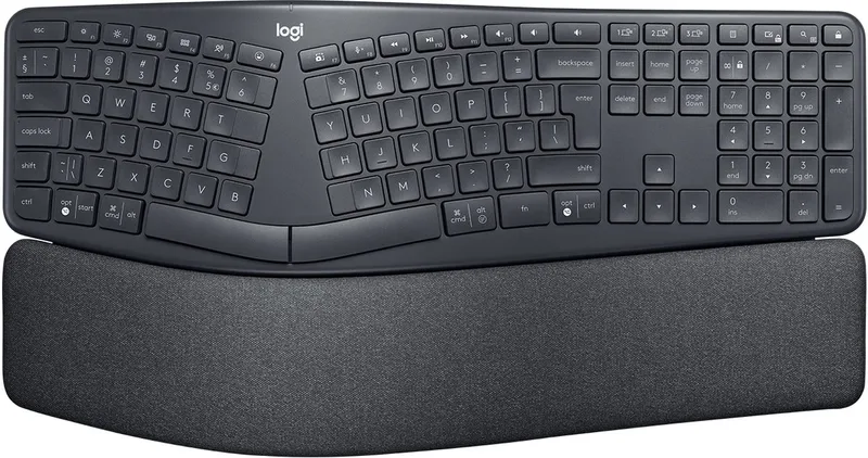 ERGO K860 for Business - Ergonomisch Toetsenbord - Draadloos - Grafiet by Logitech, Grafiet, US – cover